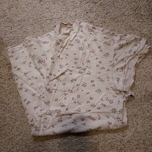 Nightgown old navy light pink floral XL